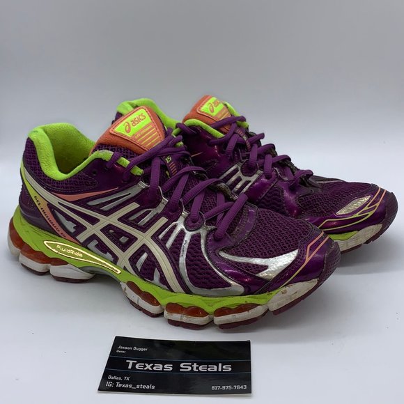 Women's Asics Gel Nimbus 15 Purple - Picture 1 of 7